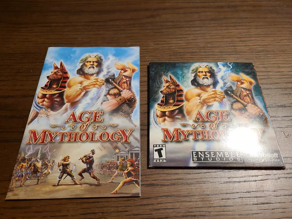 Age of Mythology - PC Microsoft Mac Game Studios Game and Manual