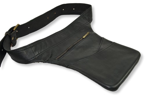 Organic Leather Hip Bag Bumbag Fanny Pack Holster Money Belt Purse *HANDMADE* - Picture 19 of 21