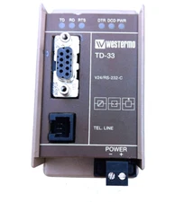 Westermo 3179-0001 TD-33 V24/RS-232-C Industrial Modem