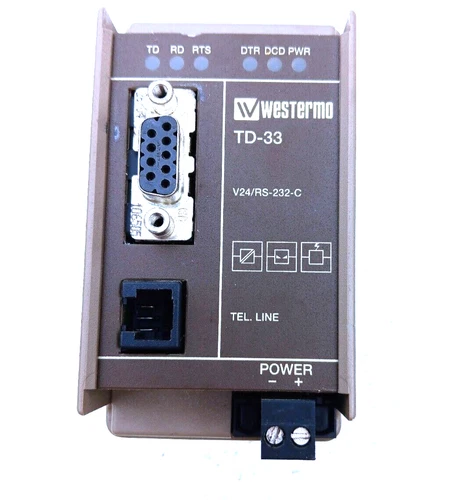 Westermo 3179-0001 TD-33 V24/RS-232-C Industrial Modem