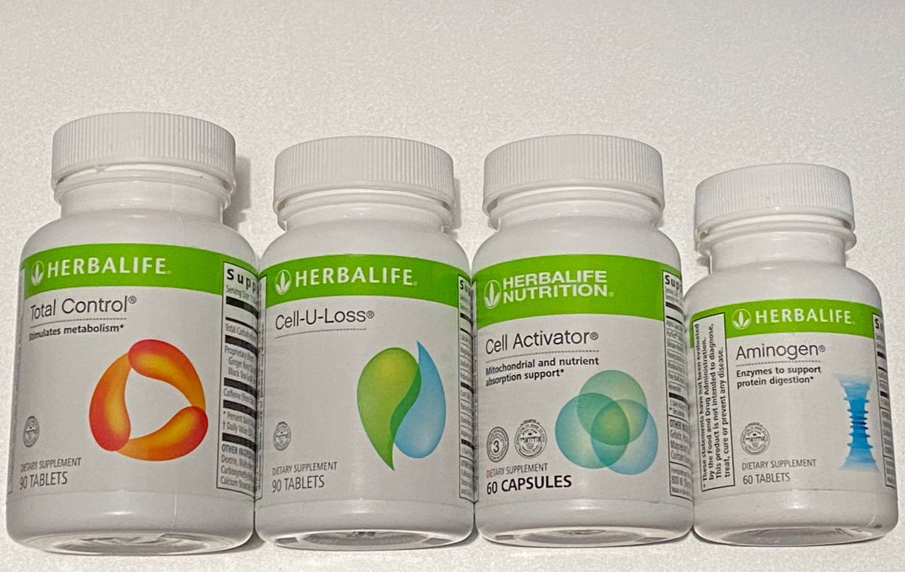 HerbalifeTotal Control + Cell U Loss + Cell Activator + Aminogen **EXP