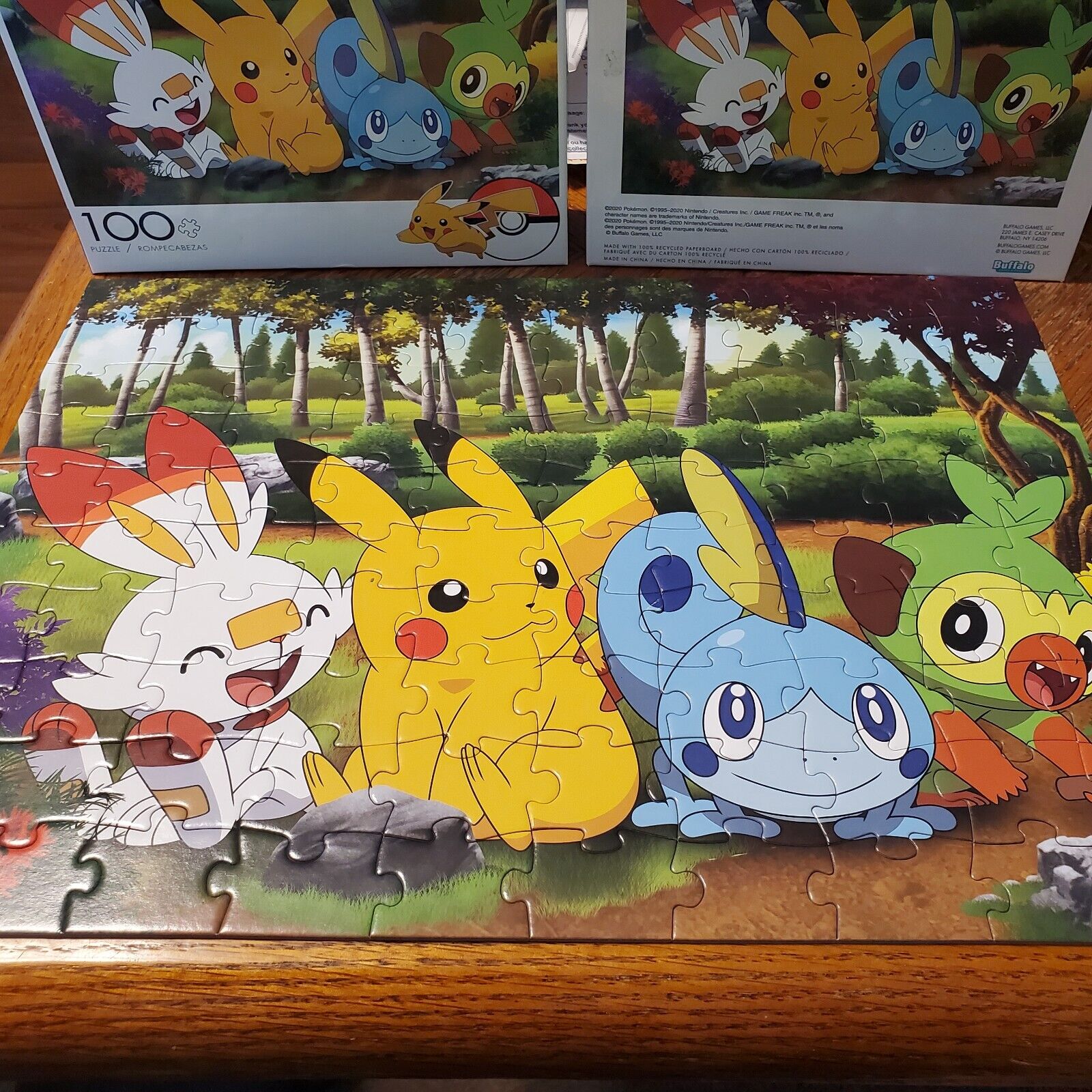 Comprar Puzzle 4x100 Pokemon Puzzles y rompecabezas online