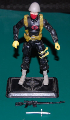 2008 GI Joe 25th Cobra Python Officer v2 Python Patrol Complete