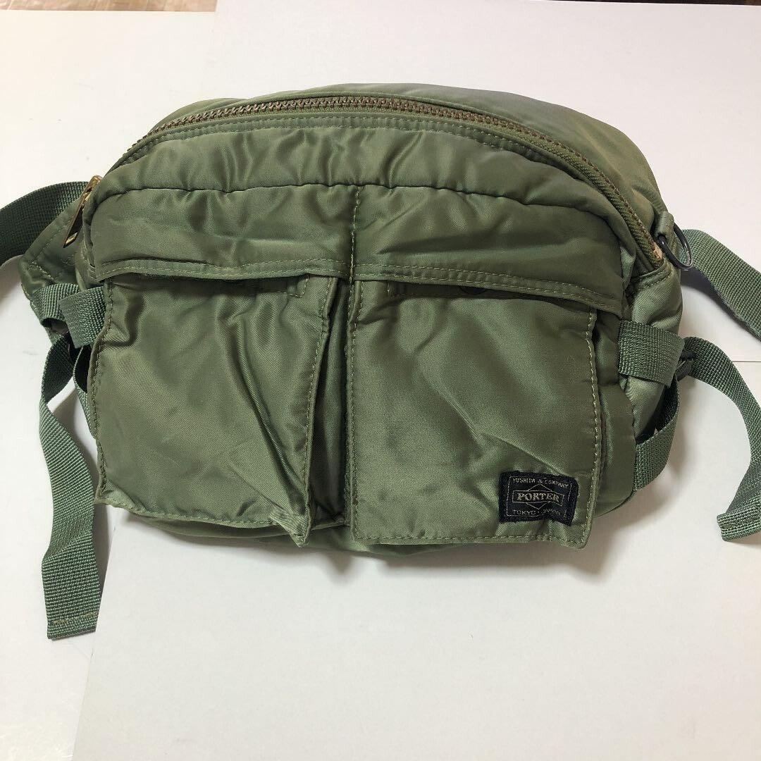 r様PORTER / TANKER WAIST BAG(S) セージグリーン Yoshida Porter Tanker Waist Bag Shoulder bag Sage green Both men