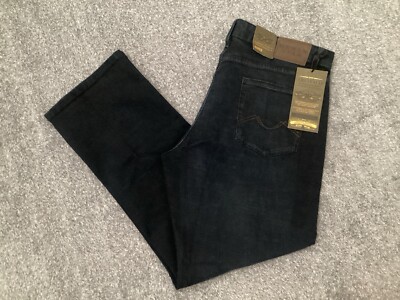 Urban Star Jeans Wear Mens Straight Leg Dark Wash Western Size 42X32 Stretch NEW