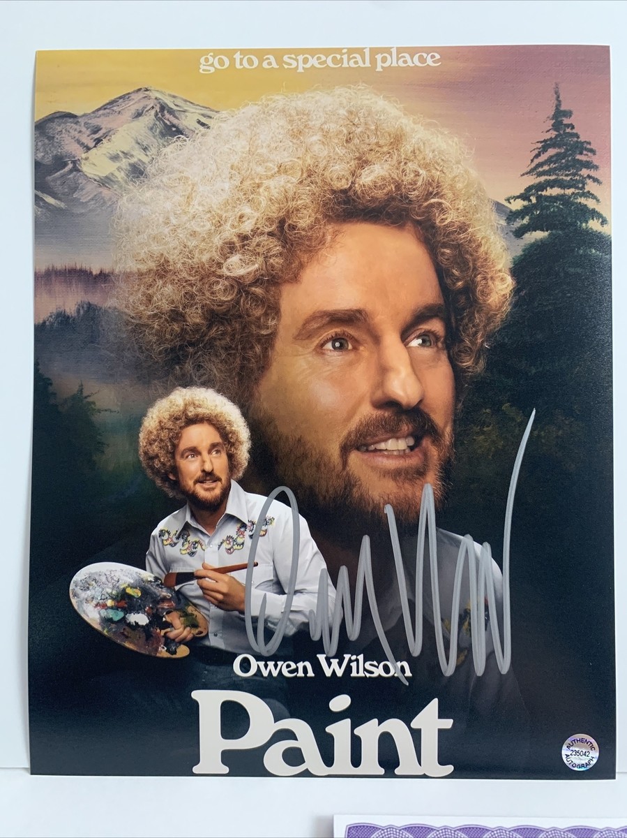 Owen Wilson (Paint Actor) Signed Autographed 8x10 photo - AUTO w