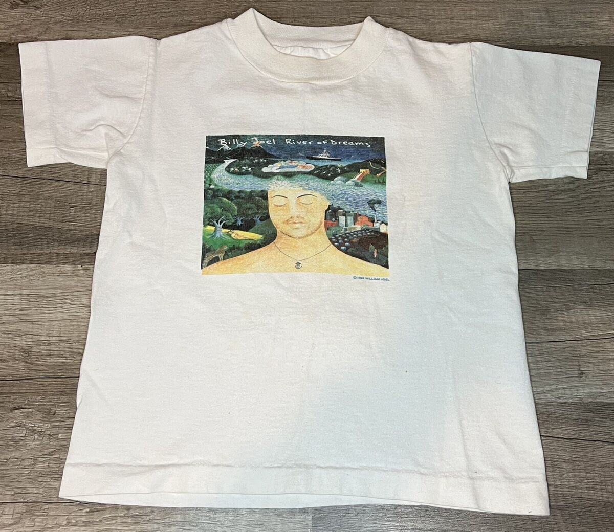 Vintage Billy Joel River of Dreams World Tour 1993-1994 T Vintage Billy Joel River of Dreams World Tour 1993-1994 T