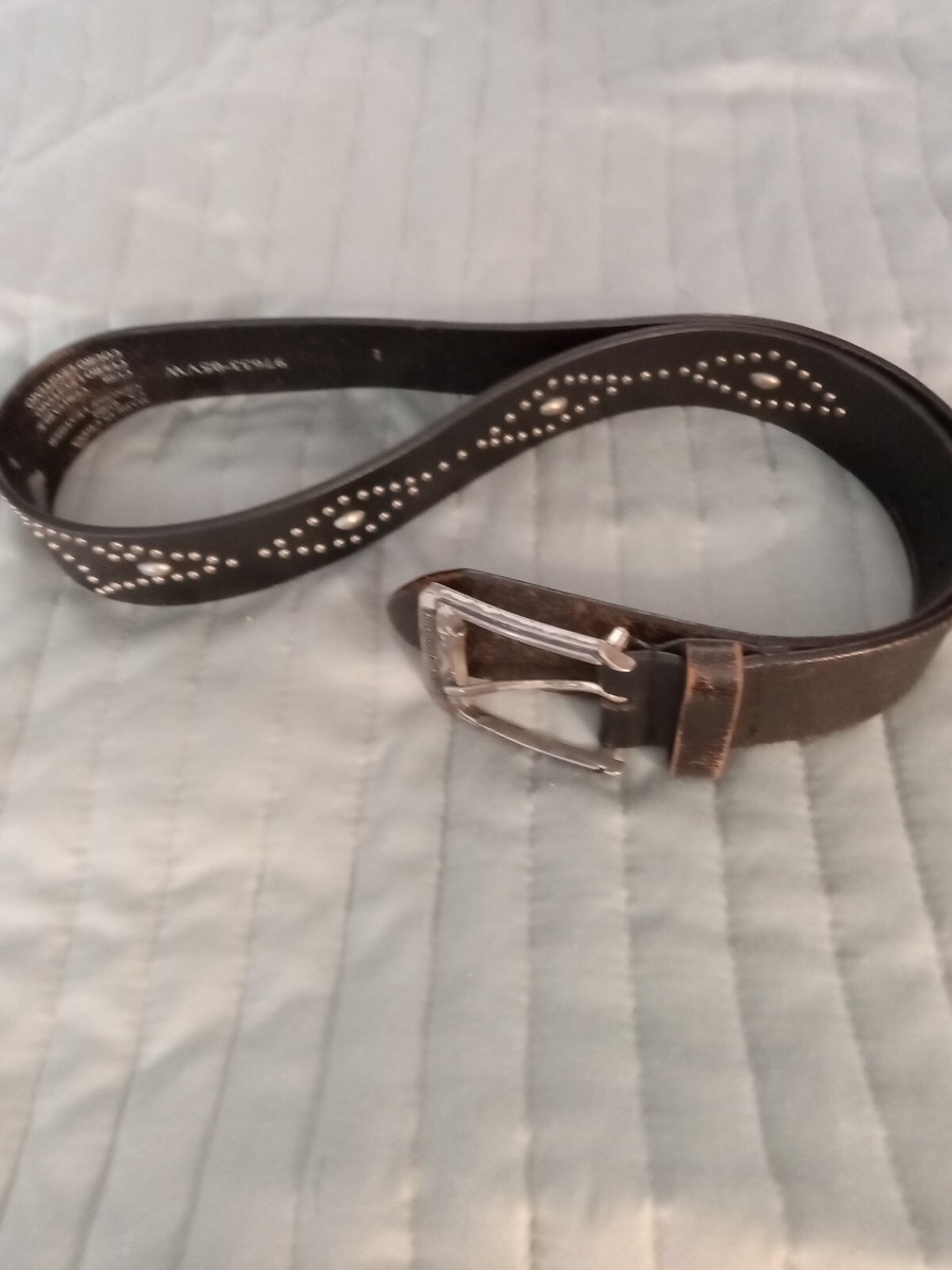【Harley-Davidson】 black studs belt Western Stud Belt - Black | Harley-Davidson USA