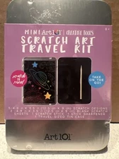 Art 101 Mini Travel Scratch Art Travel Kit Creative Tools