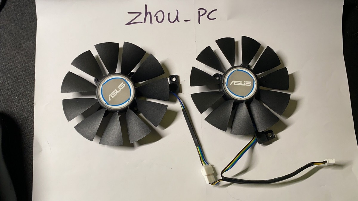 GPU Replacement Cooler cooling Fan For Asus Dual GTX 1060 1070 RX