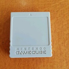 Nintendo GameCube 59 Memory Card DOL-008 gioco originale oggetto inizializzato usato F/S