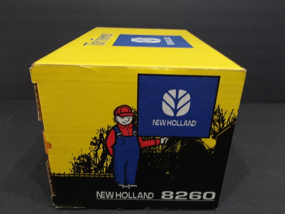 全新 1991 年 ERTL 8260 拖拉机 1/16 比例压铸金属 #3031P — 第 3/4 张图片