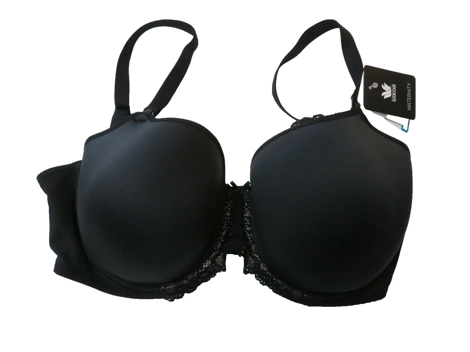 Juegos de sujetadores y sujetadores negros con banda wacoal talla 38 para mujer