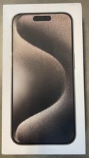 BOX ONLY Apple iPhone 15 Pro Natural Titanium Model 2848