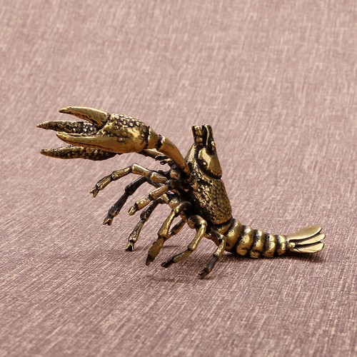 Adornos pequeños de cobre puro cobre liso té fundido mascota artesanías nuevos - Imagen 4 de 14