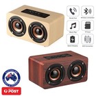 <!--F#f_0-->SESO Retro Wooden Bluetooth Speaker HIFI Wireless Dual Loudspeakers USB Charging<!--F/-->