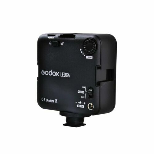 Godox LED64 Lightweight Portable Video Light 64 LED Lights fr DSLR Cam Camcorder - Picture 6 of 10