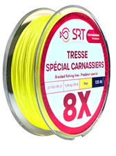 Lenza da Pesca Surfcasting Spinning Trecciato 135 Metri, Filo Nylon Resistente