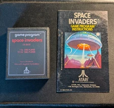 Space Invaders [Text Label] (Atari 2600, 1978) Game & Manual | Authentic