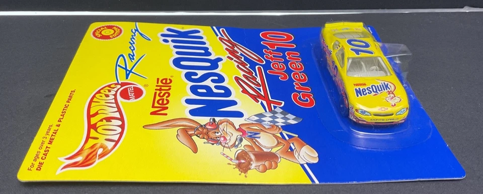 Hot Wheels Special Edition Nestle NesQuik 1:64 #10 Jeff Green Die Cast A8 - Image 3 of 4