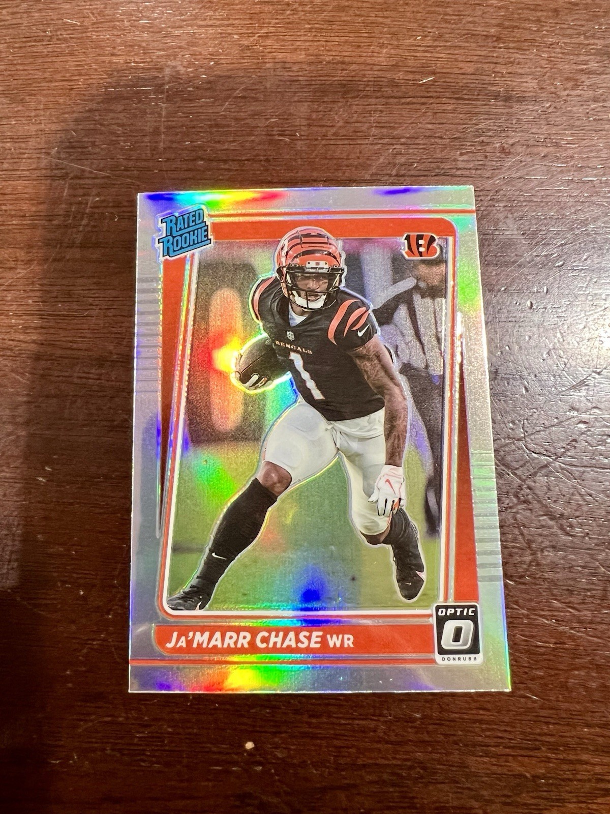 Ja'Marr Chase 2021 Donruss Optic #207 Holo Rookie RC BENGALS