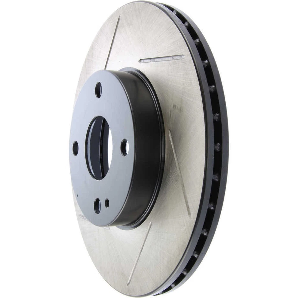 Rotor de freno de disco-Sport Slotted Stoptech 126.45050SR se adapta a 99-02 Mazda Miata Foto 4 de 4