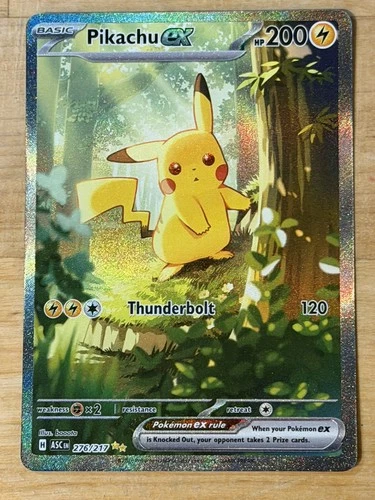 Pikachu ex - Pokemon Holo Special Illustration Rare Ascended Heroes 276/217 NM