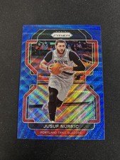 2021-22 Panini Prizm Blue Wave Jusuf Nurkic #171 Portland Trail Blazers
