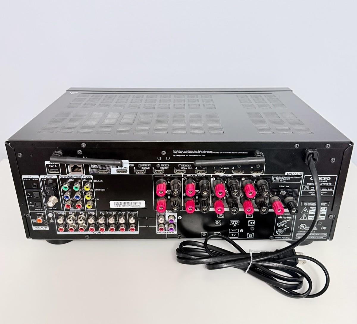 Buy Onkyo TX TX-NR646 7.2 Channel 170 Watt Receiver online | eBay