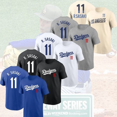 SALE- Roki Sasaki #11 Los Angeles Dod.gers 2026 Player Name & Number Fan Apparel