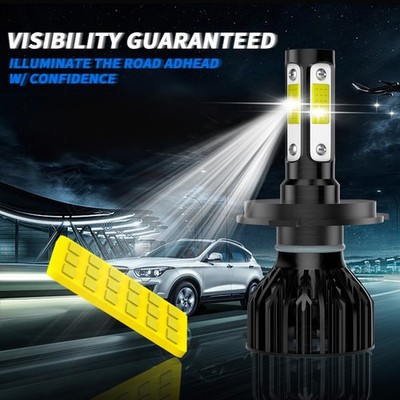 H4 9003 LED Headlights Bulbs For Arctic Cat Wildcat Trail 700 2014-2017 6000k H4 9003 LED Headlights Bulbs For Arctic Cat Wildcat Trail 700 2014-2017 6000k