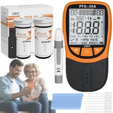 5-in-1 Blood Lipid Analyzer -Home Test Kit for Cholesterol Triglycerides Monitor