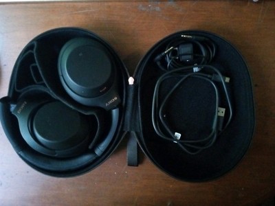 Sony WH-1000XM4 Black Wireless Bluetooth Noise-Cancelling Over-Ear Headphones