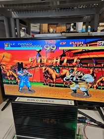 World Heroes NEO GEO SNK - 100% Authentic - *SECURITY SEAL* US SELLER