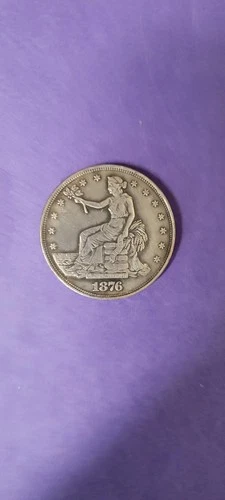 1876 CC Trade Silver Dollar