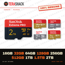 SanDisk MicroSD TF Memory Card 32GB 64GB 128GB 256GB 512GB 1TB Ultra Extreme Lot