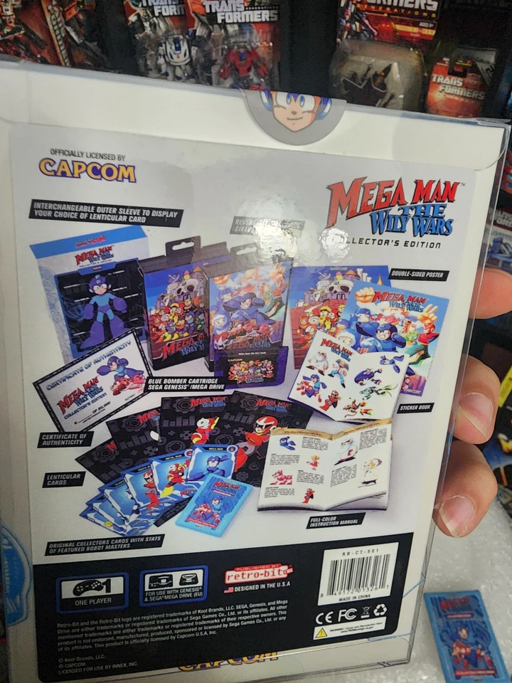Mega Man The Wily Wars COLLECTORS EDITION Sega Genesis Limited Run - Image 3 of 4