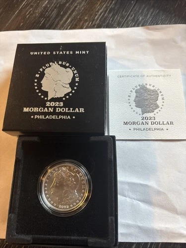 2023 P Morgan Silver Dollar BU W/OGP