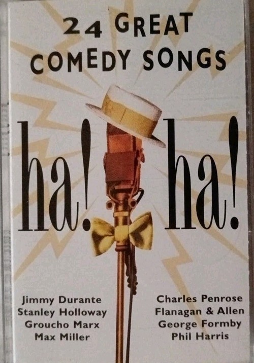 Various-Ha Ha 24 Great Comedy Songs Cassette Album. 1998 Prism Leisure PLAC443.