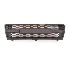 Black Front Grille Bumper Grille Fit Toyota Tacoma 1997-2000 With Led Light