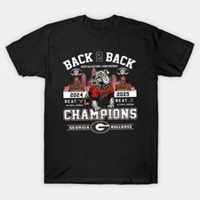 Georgia-Bulldogs-Sec-Champ-2025 T-shirt, Black
