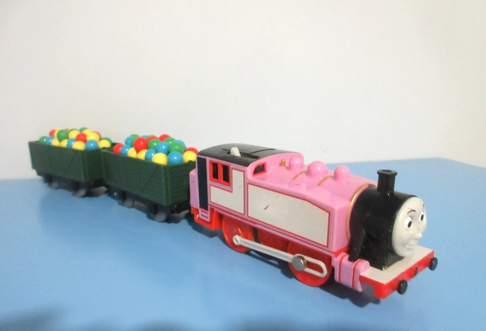 Thomas & Friends Trackmaster ROSIE Tren Motorizado con Coches Globo ¡JUEGO COMPLETO! Foto 4 de 4