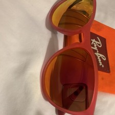 Ray-Ban RINNIE 7007/60 kids Oval Sunglasses Red Frame Brown Gradient 130mm