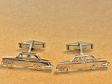 Vintage Sterling Silver Classic Car Cufflinks Triumph Herald Sedan 925