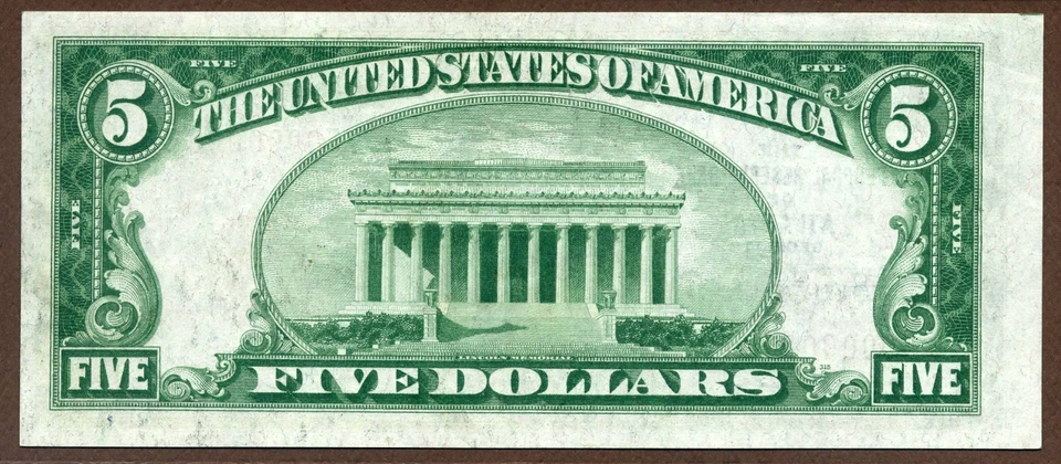 1929 $5 FRBN FR-1850-F Atlanta Georgia PMG CU64 EPQ Low Fancy S/N F00000088A - Image 3 of 3