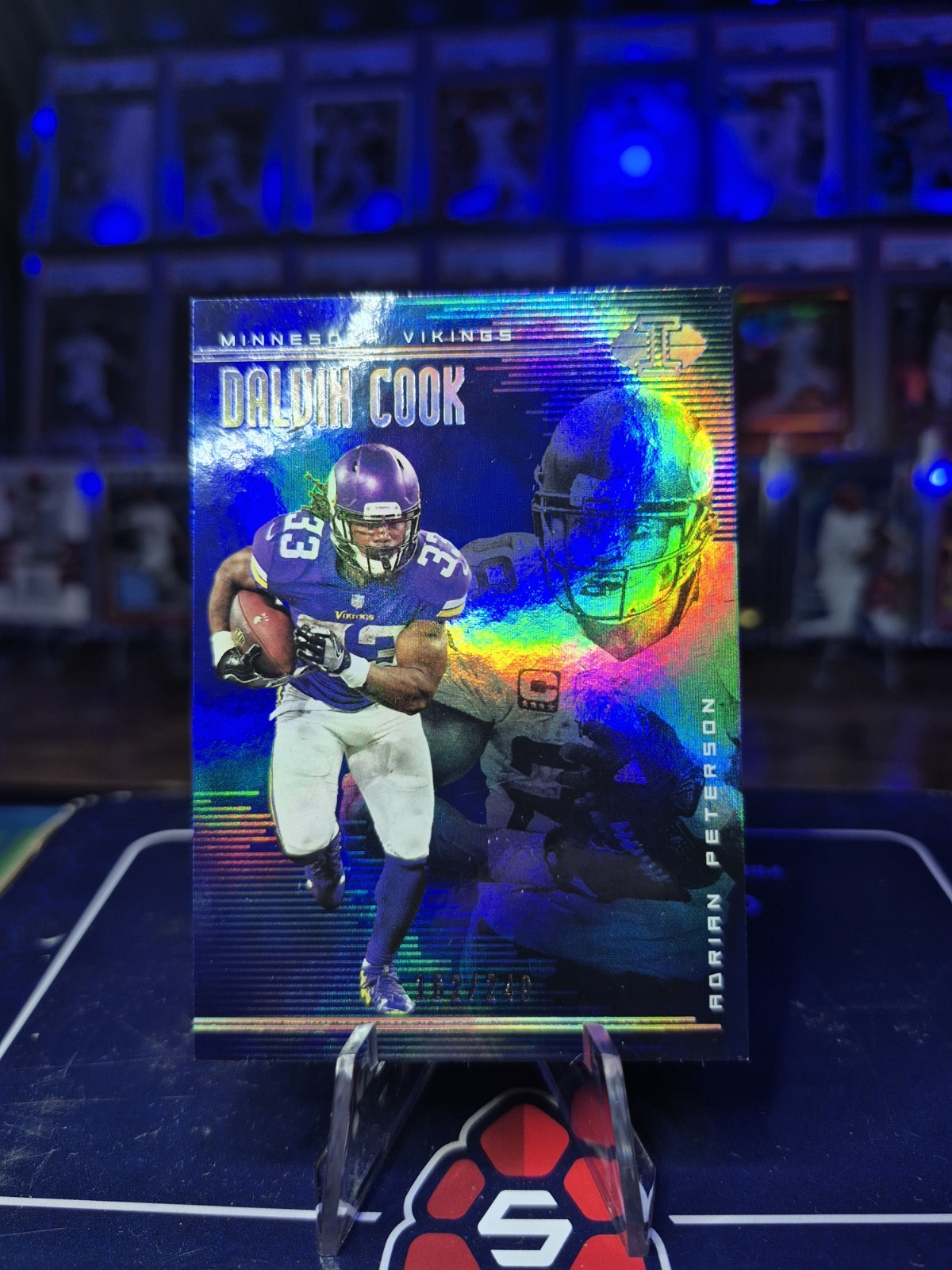 Dalvin Cook 2018 Illusions Blue /249 Vikings