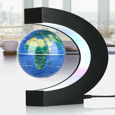 Schwebender Globus Magnetische Weltkugel schwebend rotierend mit LED Licht DHL