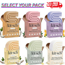 Kitsch Hair Conditioner Bar 77G & 91G - Solid Conditioner Bar for Strengthe
