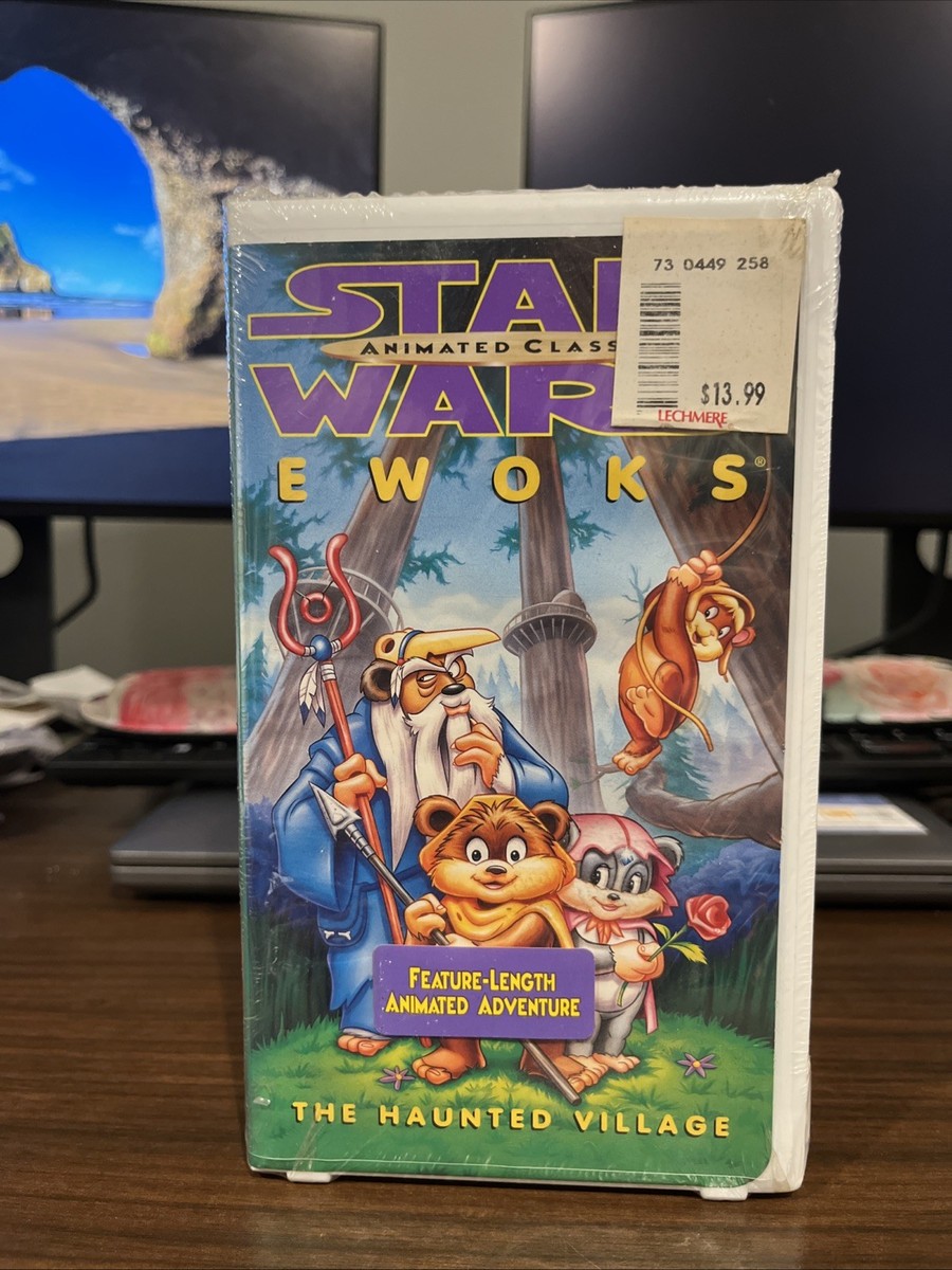 Star Wars Ewoks The Haunted Village VHS Animated Film Cartoon