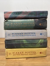 Harry Potter Hardcover Book Set Lot 3-7 1st Edition